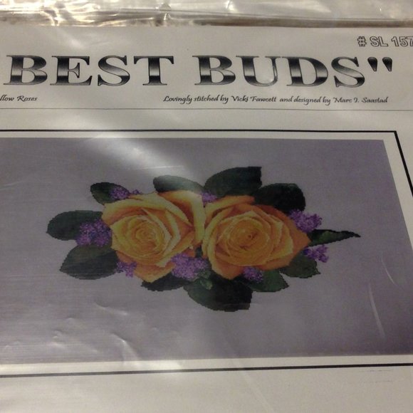 Cross Stitch charts / guides bundle - Yellow Roses, etc. - Picture 4 of 10